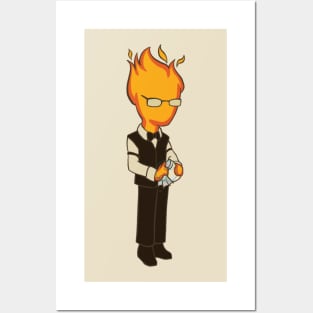 Grillby Posters and Art